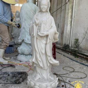 Tượng Quan Thế Âm Bồ Tát cao 1m-1.2m